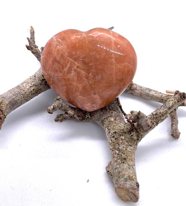 Maansteen hartje 3.5x3 cm