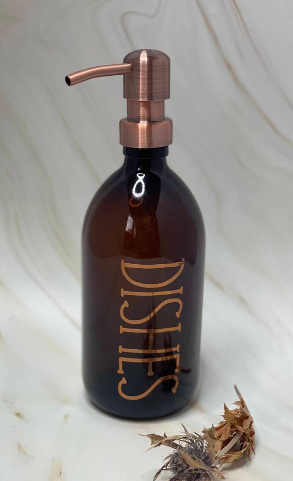 Glazen Afwasmiddel fles 500ml