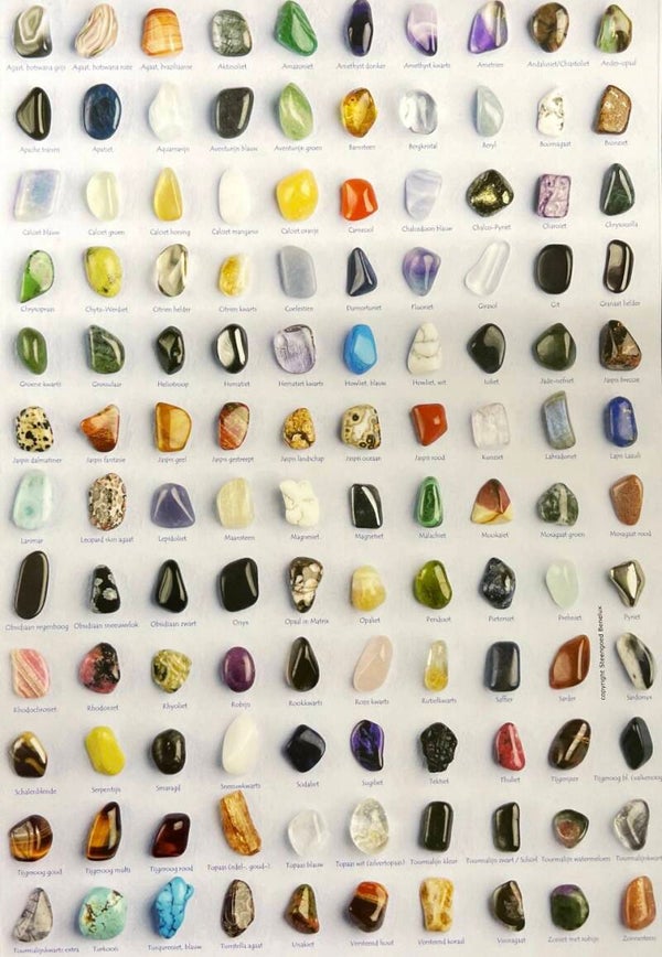 A4 poster Trommel stenen