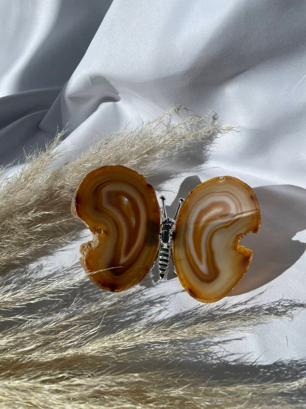 Natuurlijke Agaat vlinder L