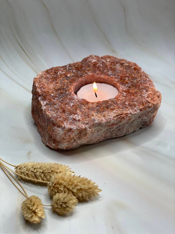 Dolomiet Theelichthouder