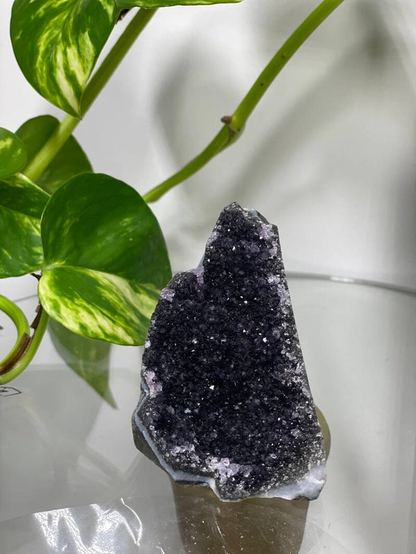 Zwarte Amethist freeform