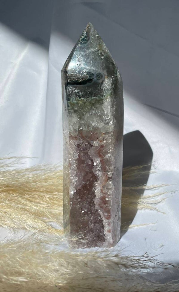 Amethist/Agaat punt 20cm