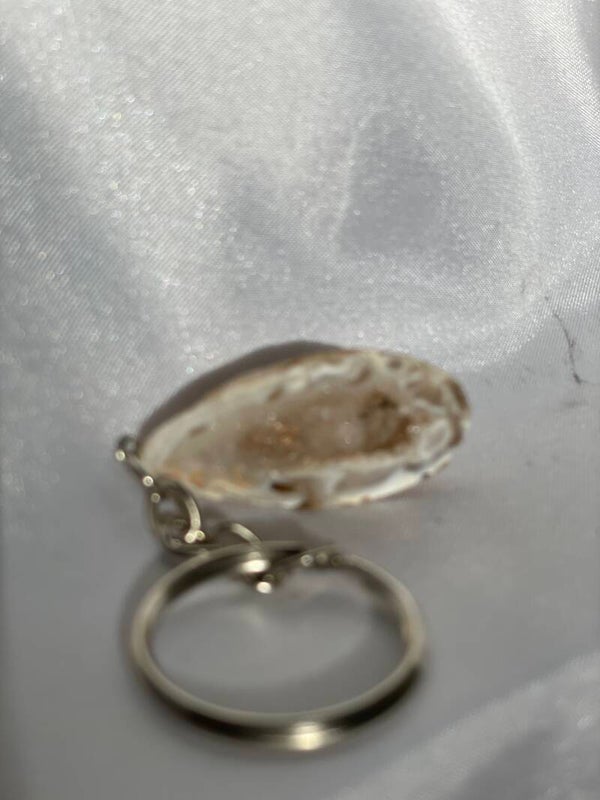 Geode sleutel hanger