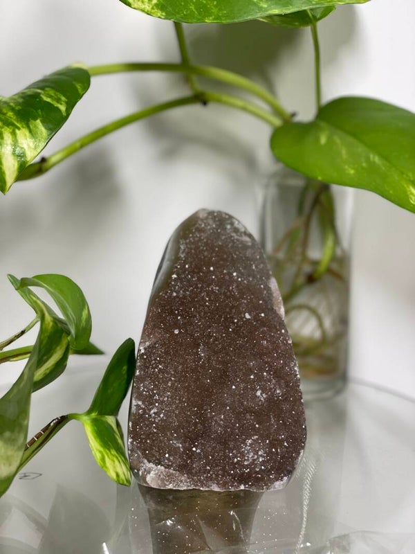 Druzy rainbow Amethist freeform