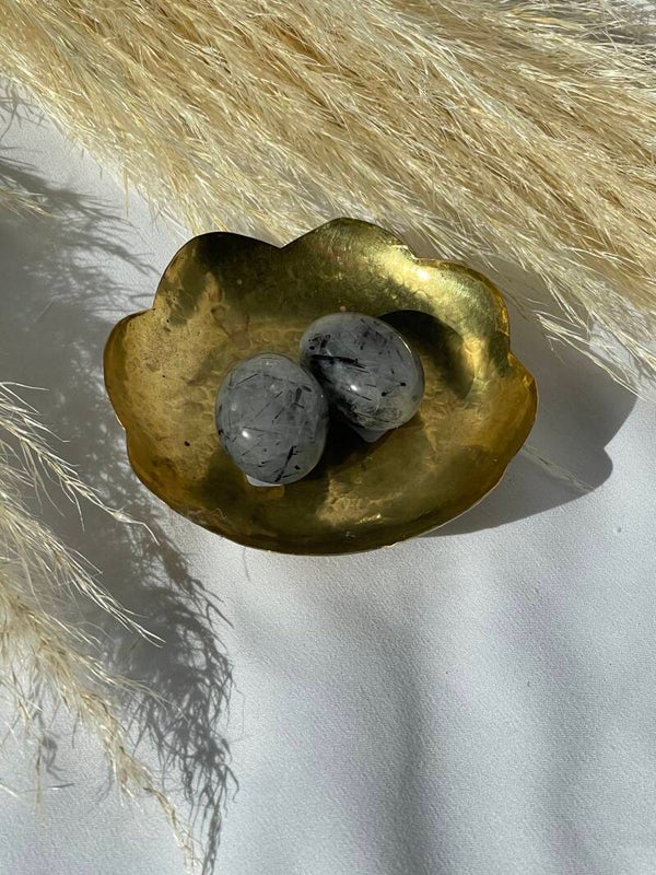 Toermalijn kwarts trommelsteen