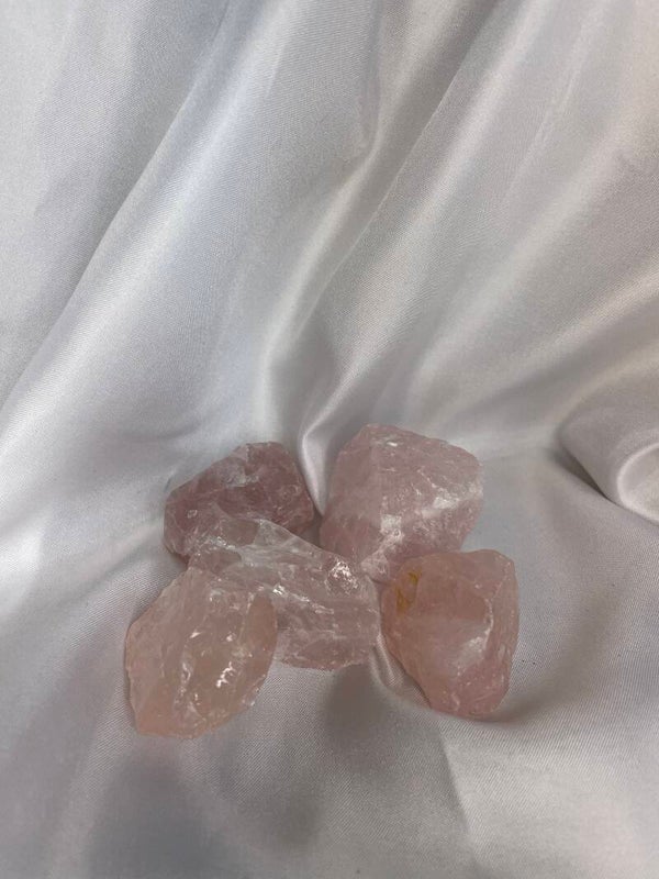 Roze kwarts ruw brok