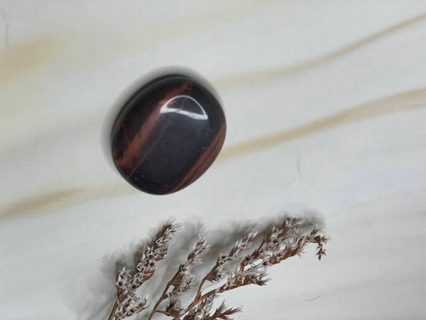 Katten oog knuffelsteen