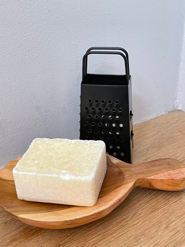 Amber geur blokje setje houten lepel