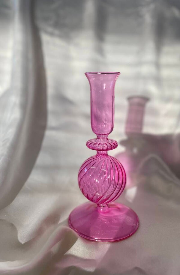 Ravie kandelaar Roze