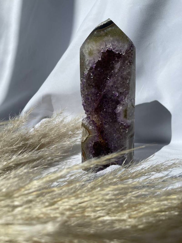 Amethist/Agaat punt 19.5cm