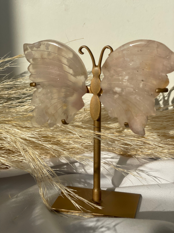 Flower Agaat vlinder 10 cm