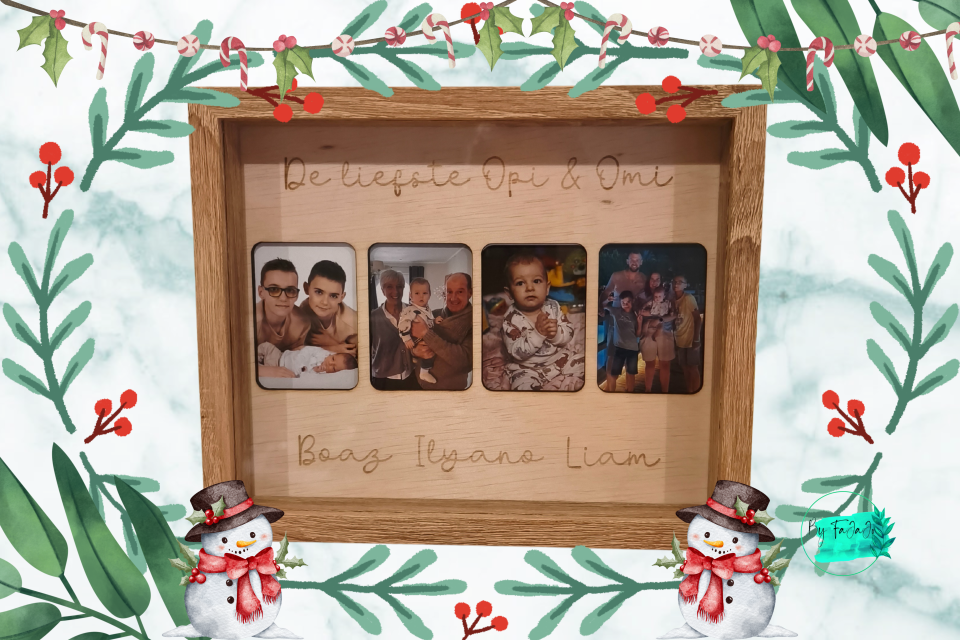Naam lijst met foto's