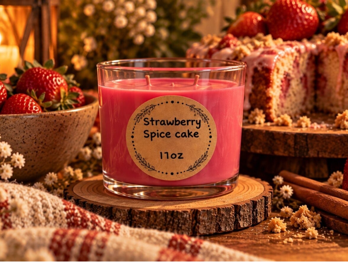 Strawberry Spice Cake