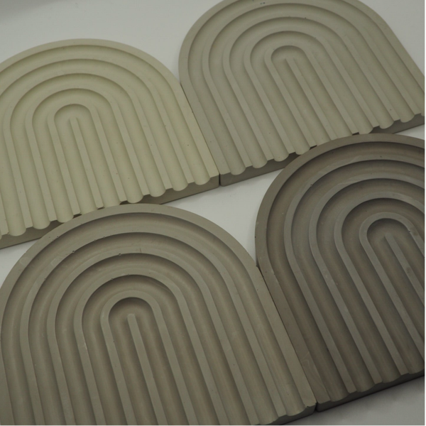 Untersetzer Set Kimberly beige/braun