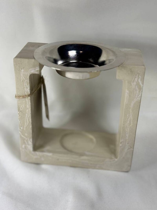 Teelichthalter mit Schale für Waxmelts/Duftöl