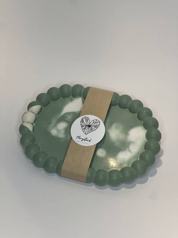 Untersetzer/Teller Omara grün