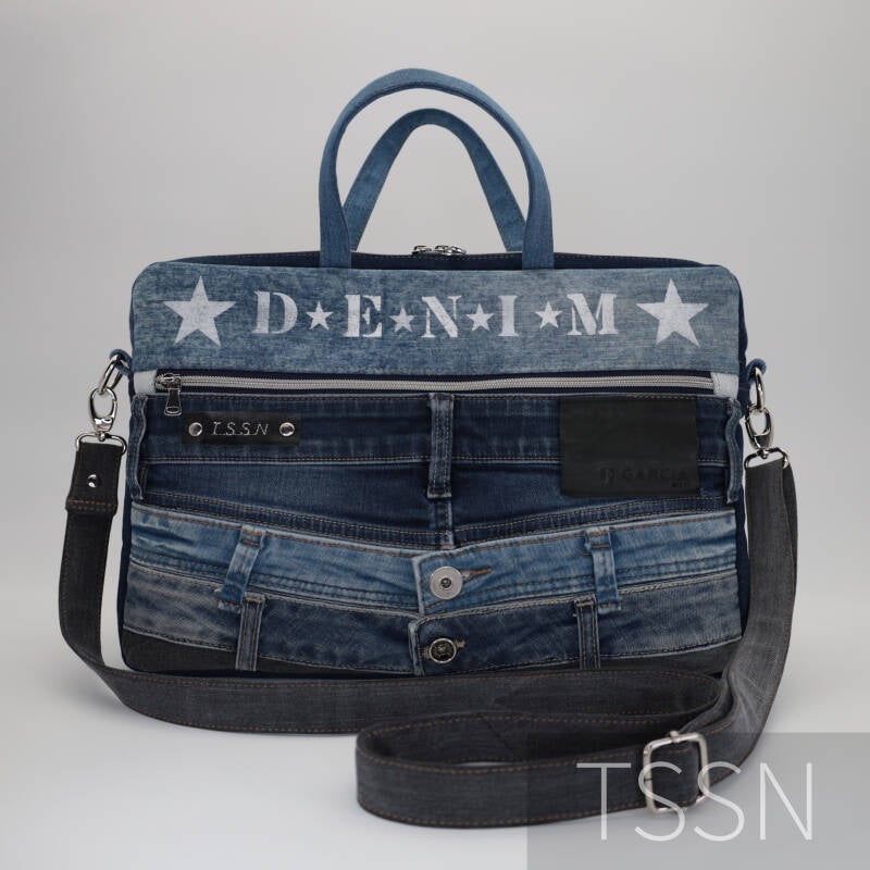 Voorkant van laptoptas voor Marinel