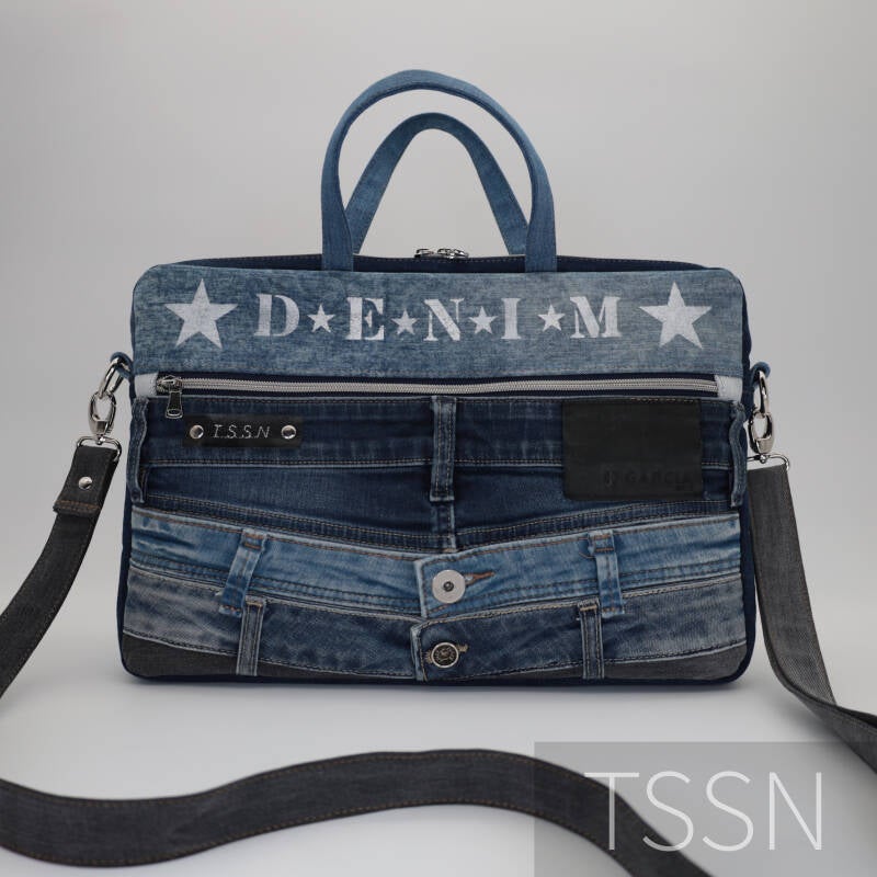 Voorkant van laptoptas voor Marinel