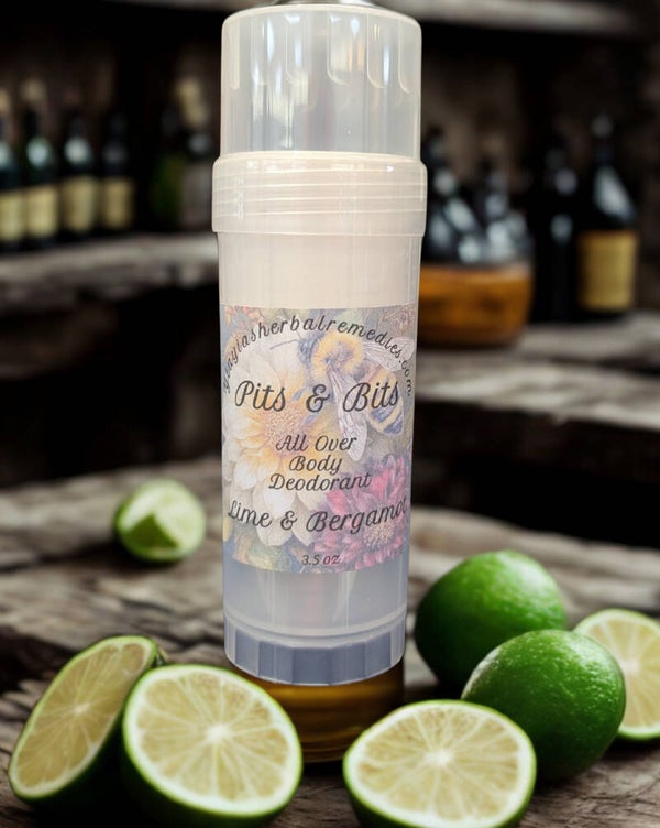 Pits & Bits Deodorant Bergamot & Lime