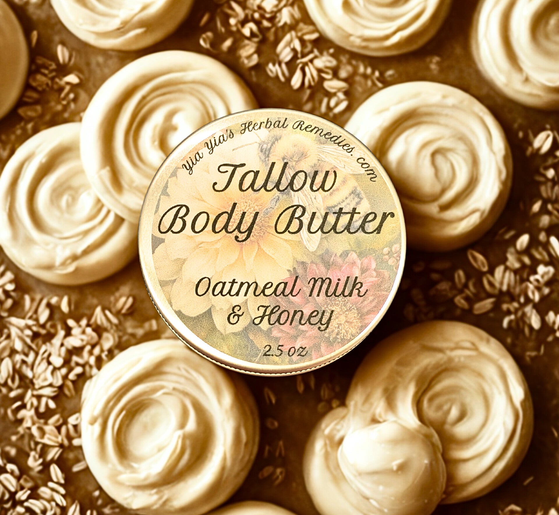 Oatmeal Milk & Honey Tallow Body Butter