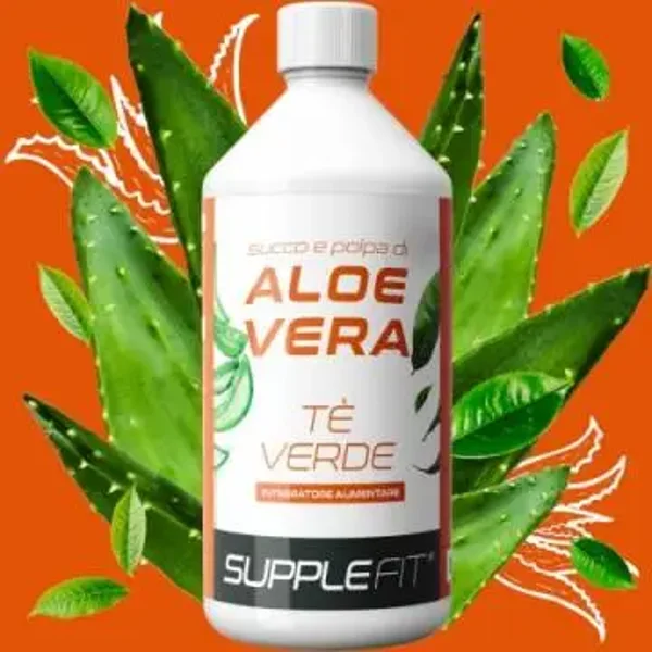 JUS ET PULPE D’ALOE VERA AVEC DU THÉ VERT 1 Litre