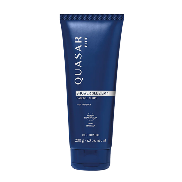 Quasar Blue Gel douche cheveux et corps, 200g
