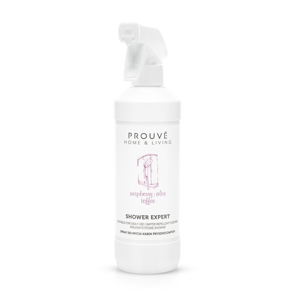 Spray pour cabines de douche avec pulvérisateur à deux étages
