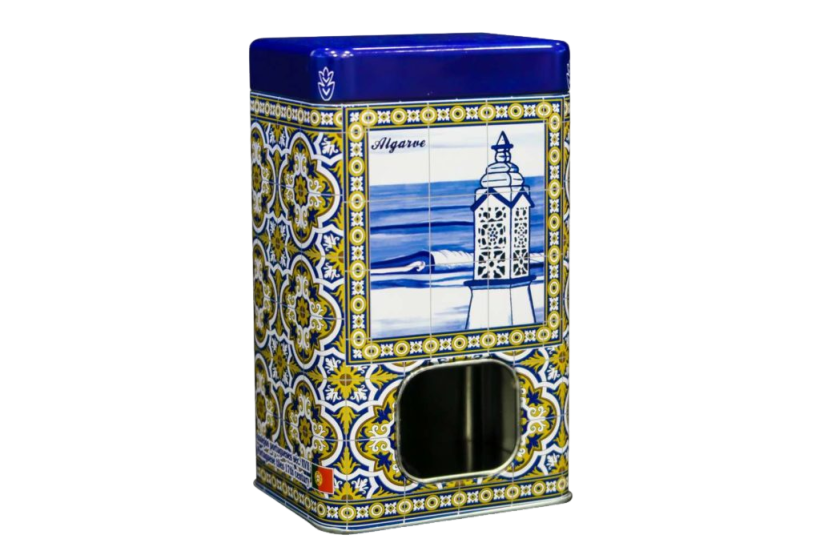 Boîte Métallique Rectangulaire Bleu - Algarve