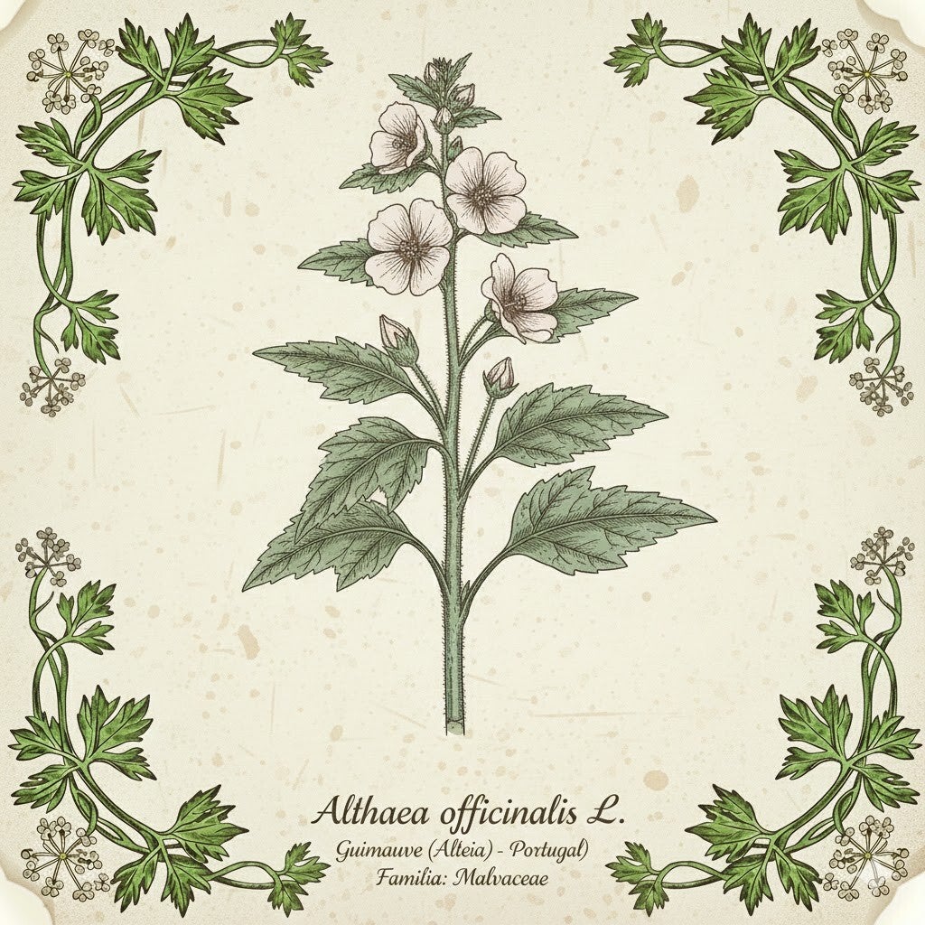 Guimauve en Feuilles - (Althaea officinalis L.) - Alteia Folhas