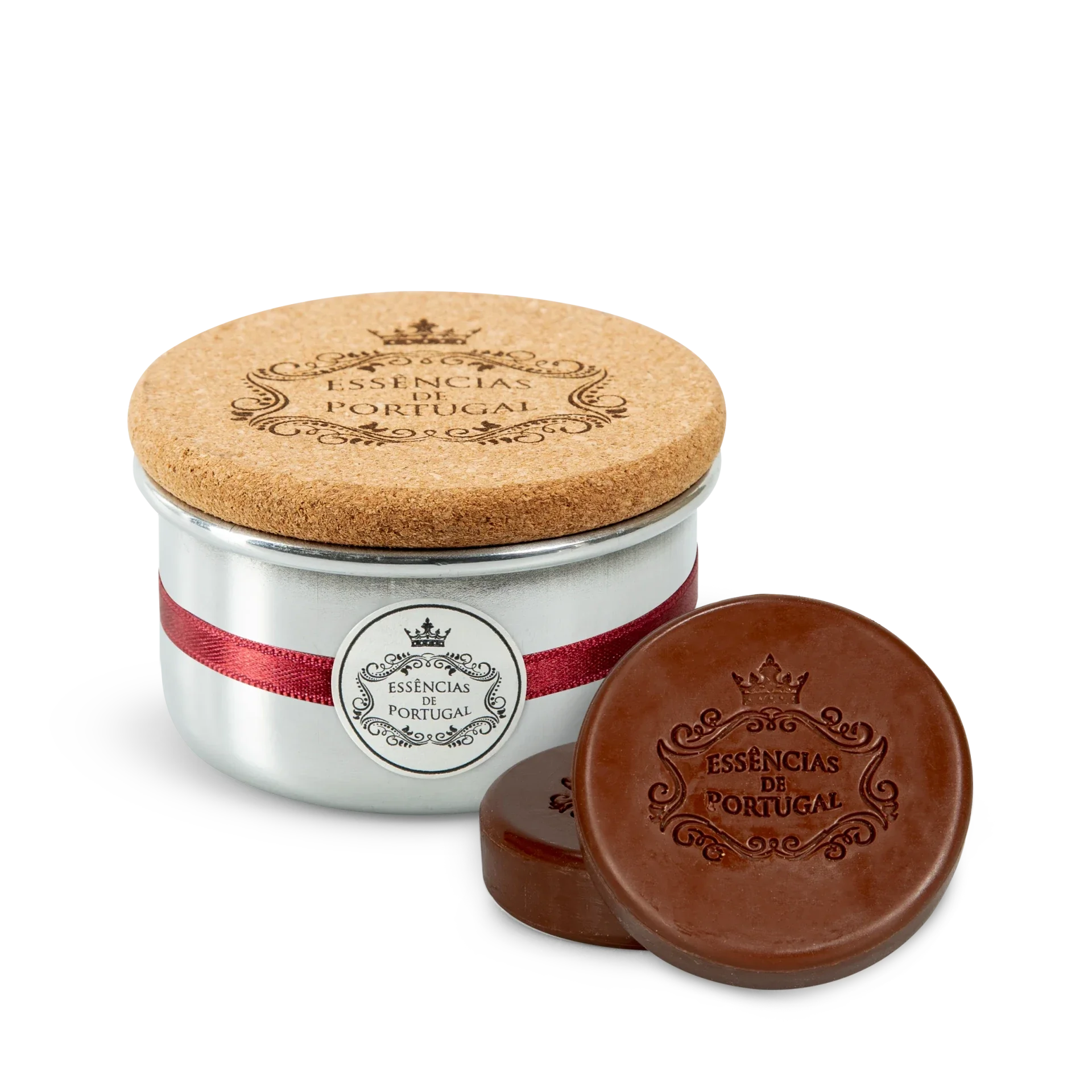 Coffret Savons Artisanaux Écrin Aluminium & Liège "Guarda-Jóias"