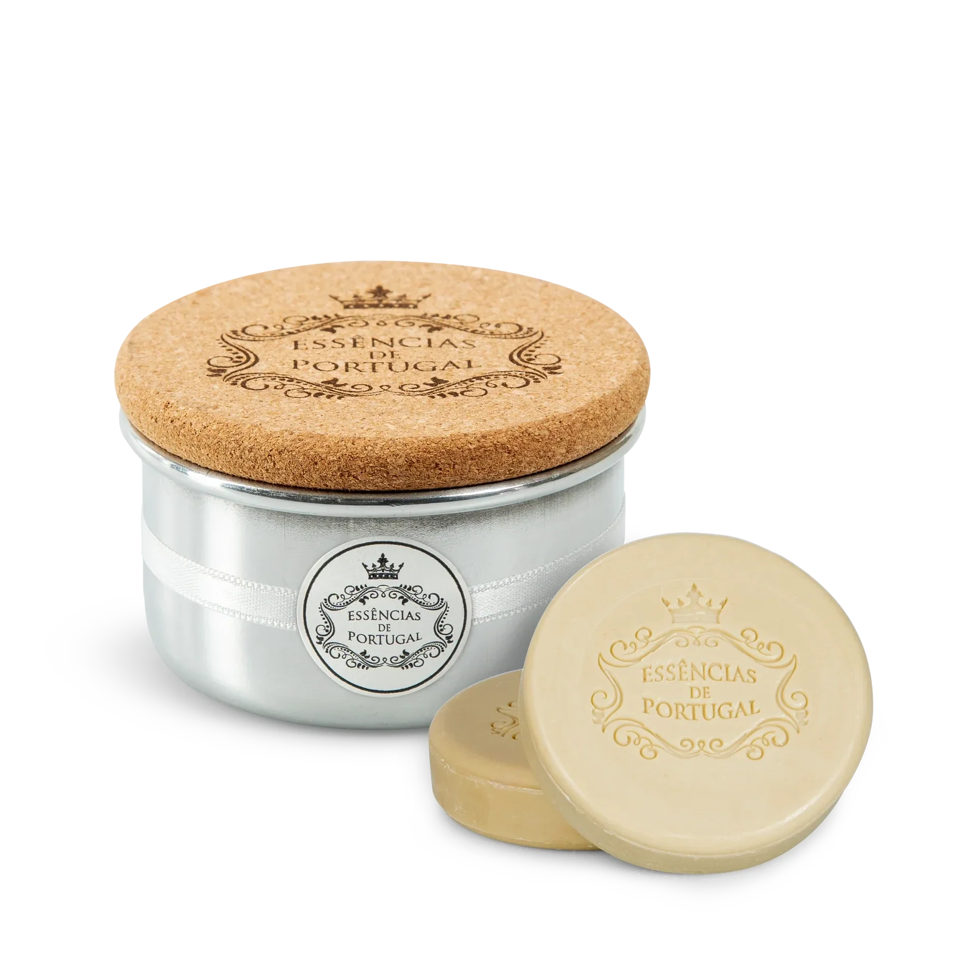 Coffret Savons Artisanaux Écrin Aluminium & Liège "Guarda-Jóias"
