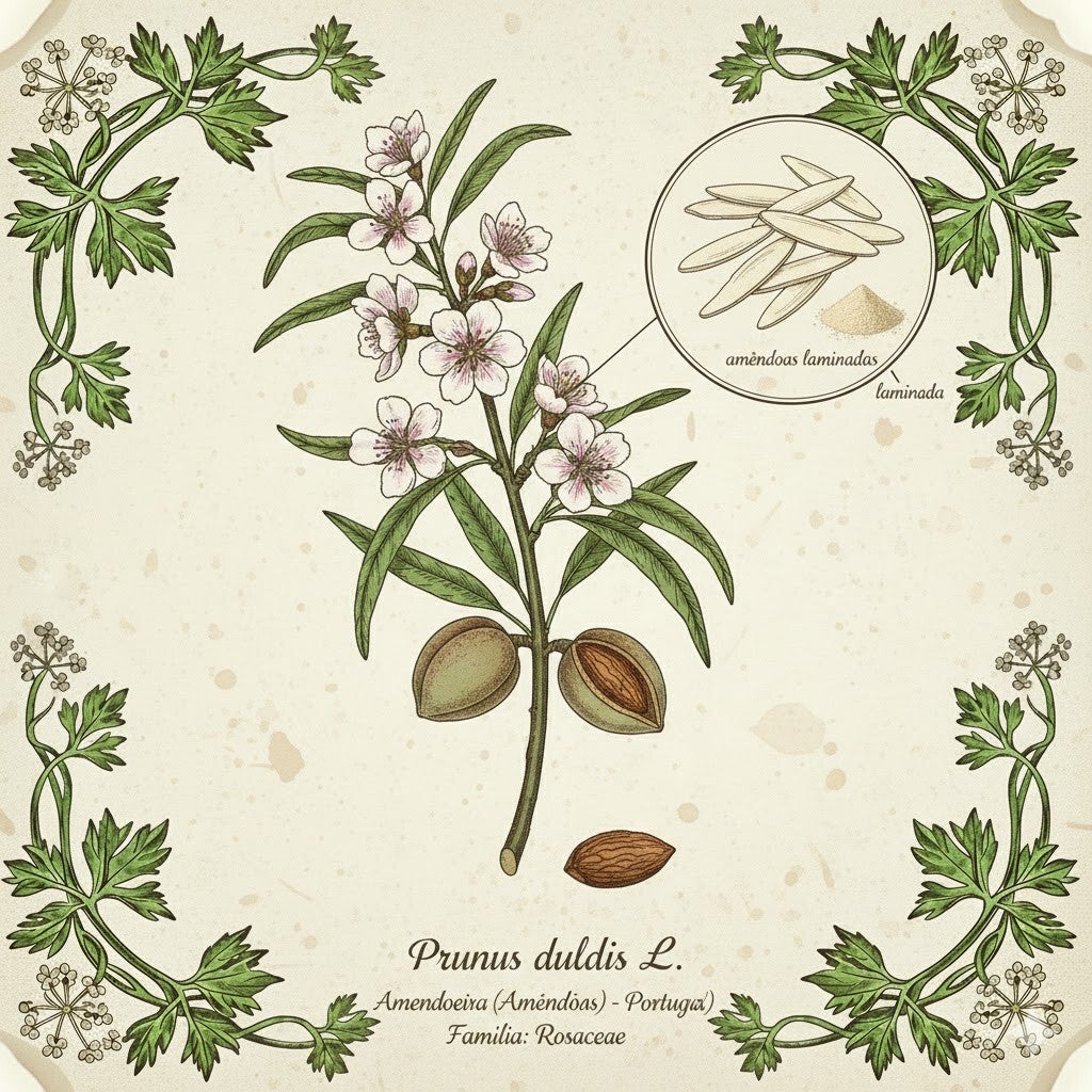 Amande en Lamelle - (Prunus dulcis) - Amêndoa laminada