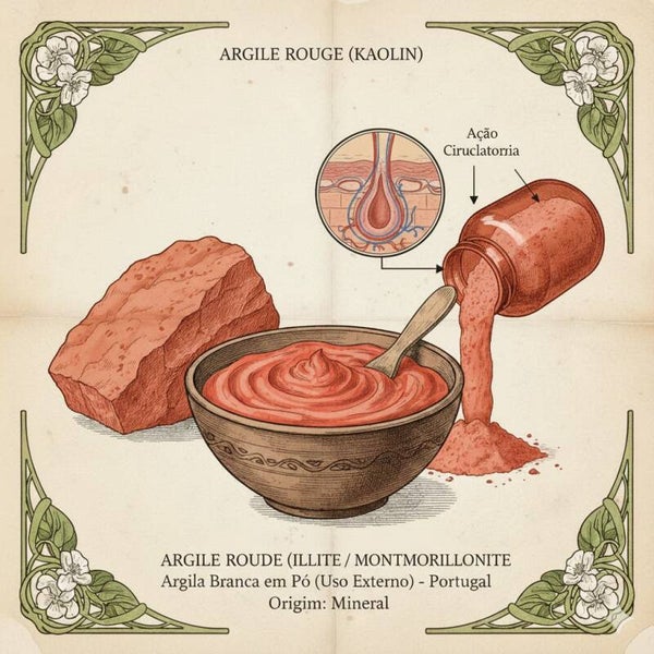 Argile Rouge en Poudre - Argila Vermelha
