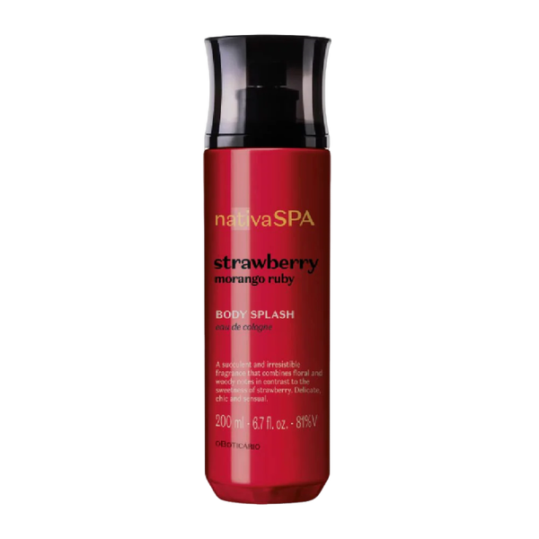 Body Splash Nativa Spa Morango Ruby (Fraise)