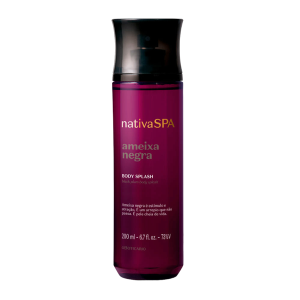 Brume Corporelle Parfumée Nativa SPA Ameixa Negra (Prune Noire) - Body Splash Rafraîchissant