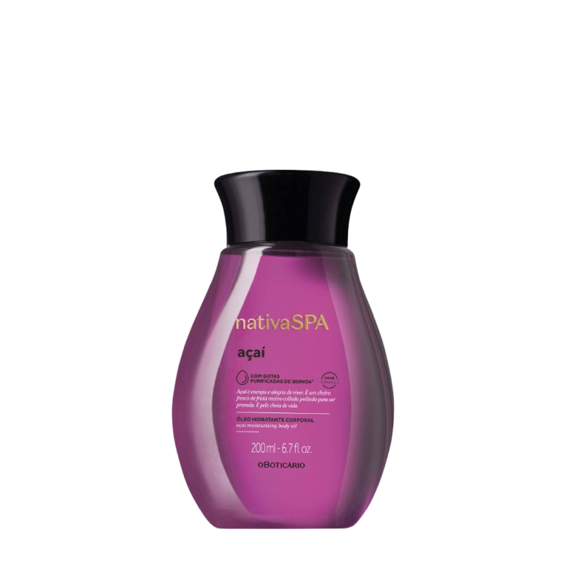 Huile de Douche Merveilleuse Nativa SPA Açaí - Soin Nourrissant et Énergisant