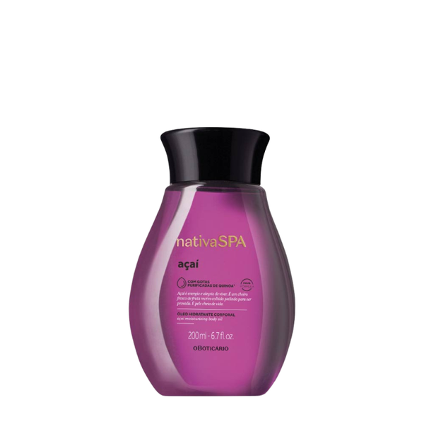 Huile de Douche Merveilleuse Nativa SPA Açaí - Soin Nourrissant et Énergisant