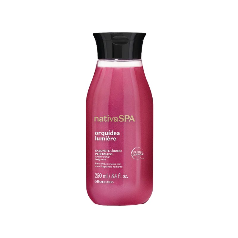 Savon Liquide Parfumé pour le Corps Nativa SPA Orquídea Lumière - Soin Nettoyant et Illuminateur