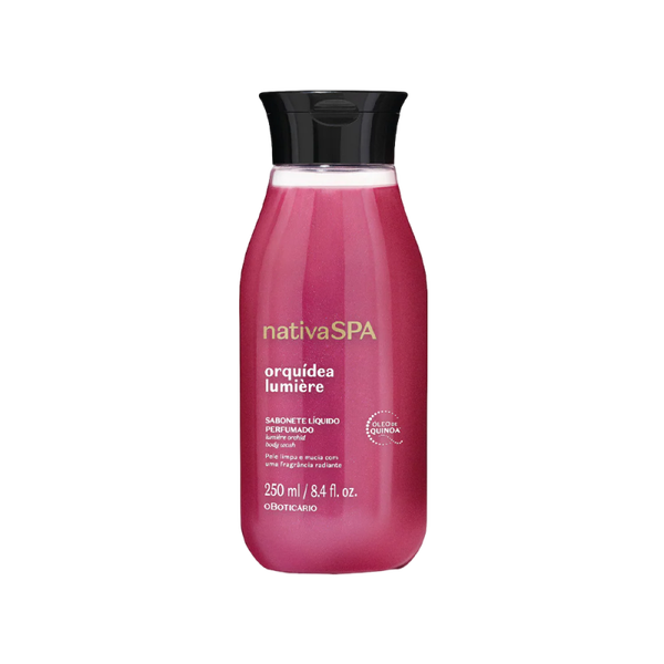Savon Liquide Parfumé pour le Corps Nativa SPA Orquídea Lumière - Soin Nettoyant et Illuminateur