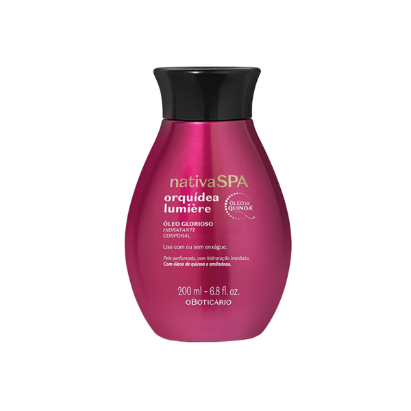 Huile de Douche Merveilleuse Nativa SPA Orquídea Lumière - Soin Nourrissant et Satinant