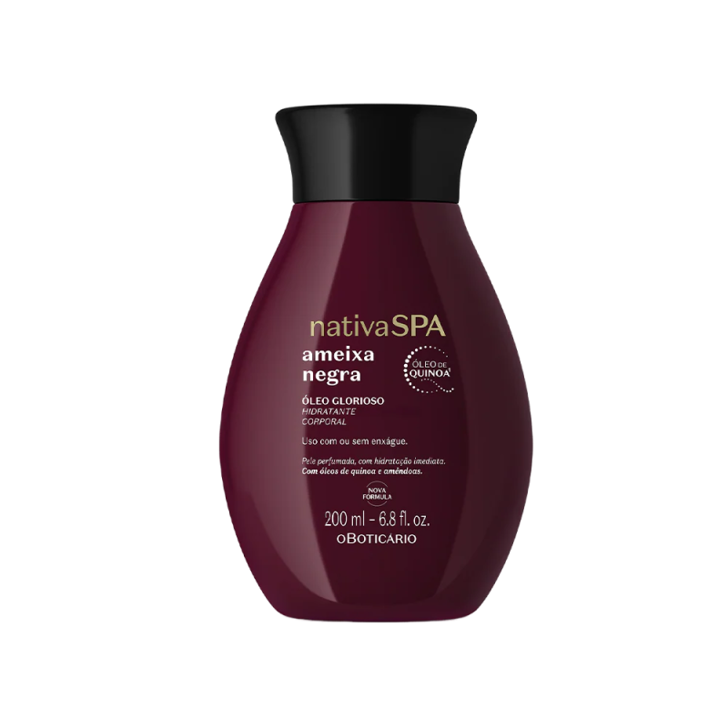 Huile Hydratante Corporelle Nativa SPA Ameixa Negra (Prune Noire) - Soin Nourrissant et Pro-Collagène