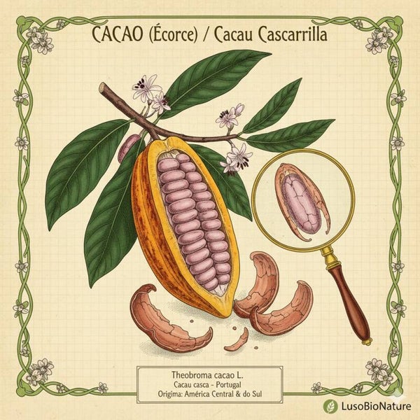 Cacao Écorce - (Theobroma cacao L.) - Cacau casca - Cascarrilha