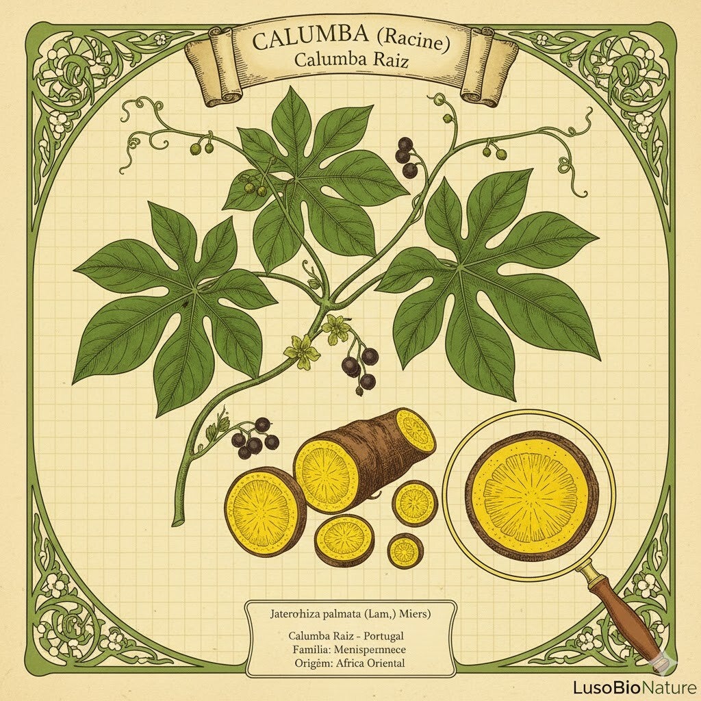 Calumba Racines - (Cocculus palmatus Miers) - Calumba Raiz