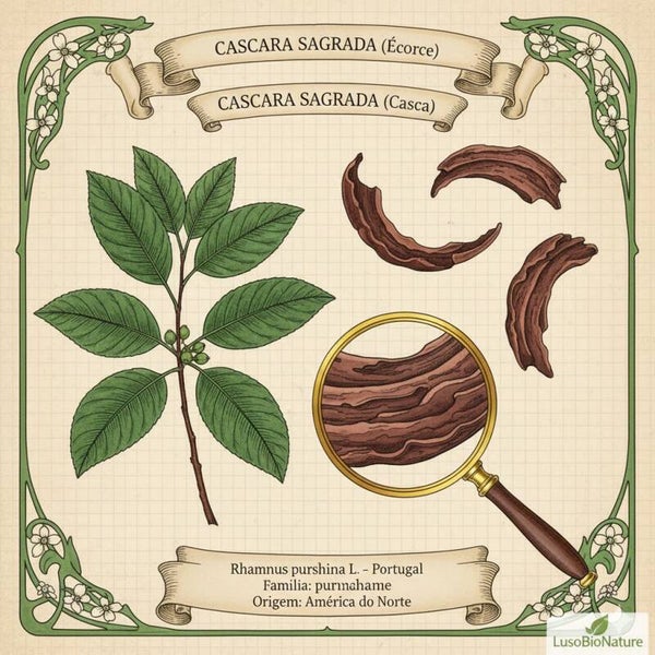 Cascara Sacrée Écorce - (Rhamnus purshiana L.) - Cascara Sagrada Casca
