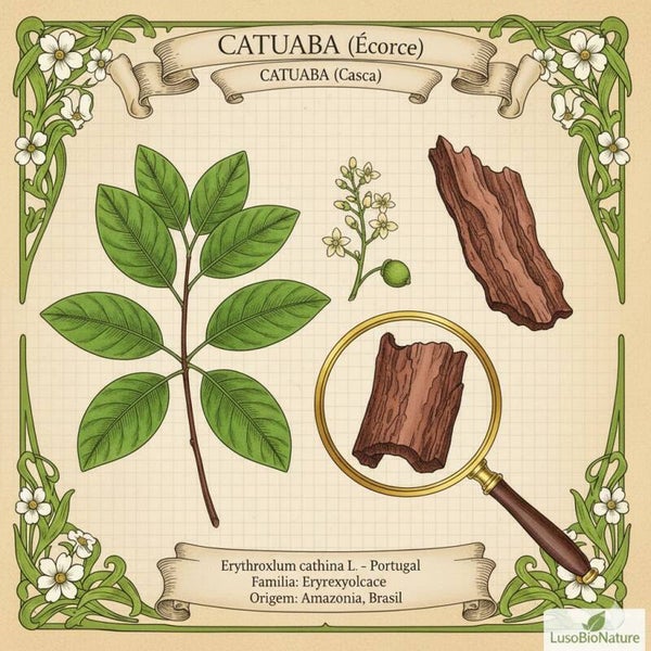 Catuaba  Écorce - (Erythroxylum catuaba) - Catuaba Casca