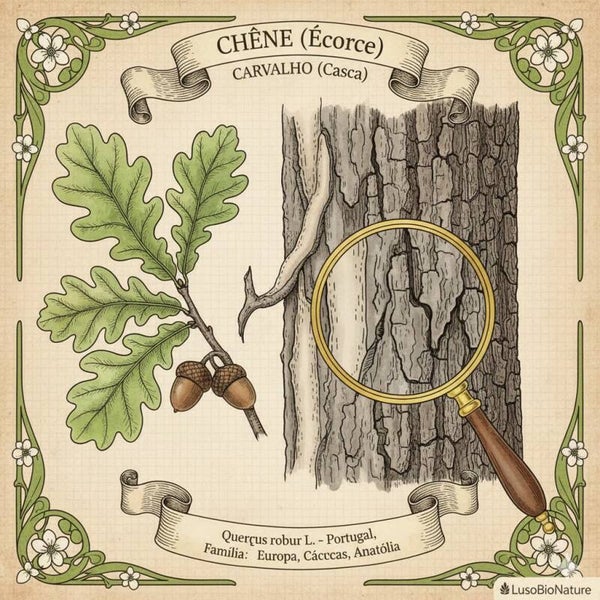 Chêne pédonculé Écorce - (Quercus robur L.) - Carvalho Casca