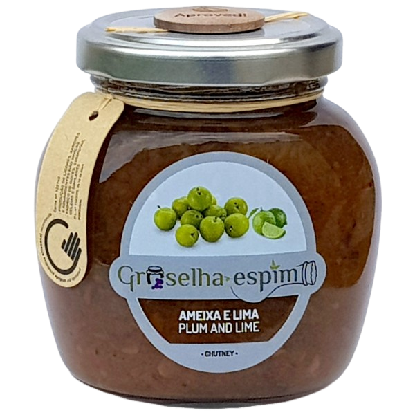 Chutney Artisanale de Prunes et Citron Vert – 225g