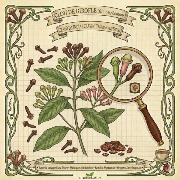 Clou de Girofle - (Eugenia caryophillata Thunb.) - Cravo da Índia / Cravinho