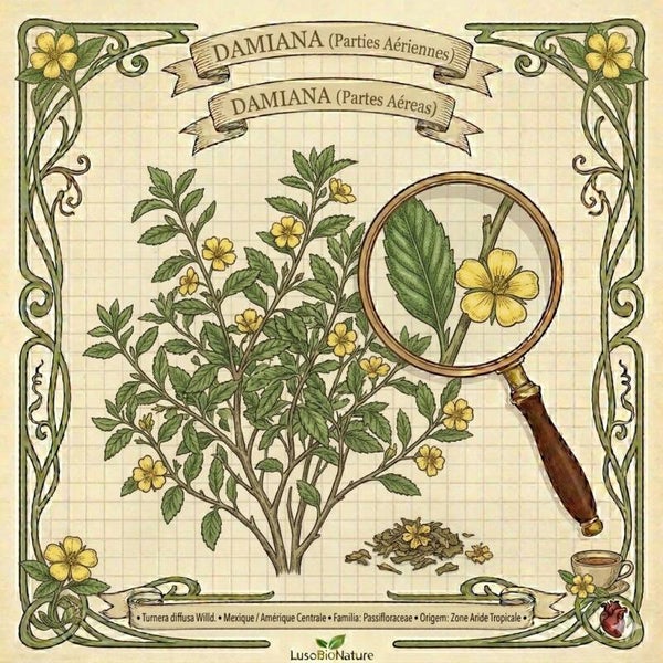 Damiana (Parties Aeriennes) - (Turnera diffusa Willd. ) - Damiana (Partes Aéreas)